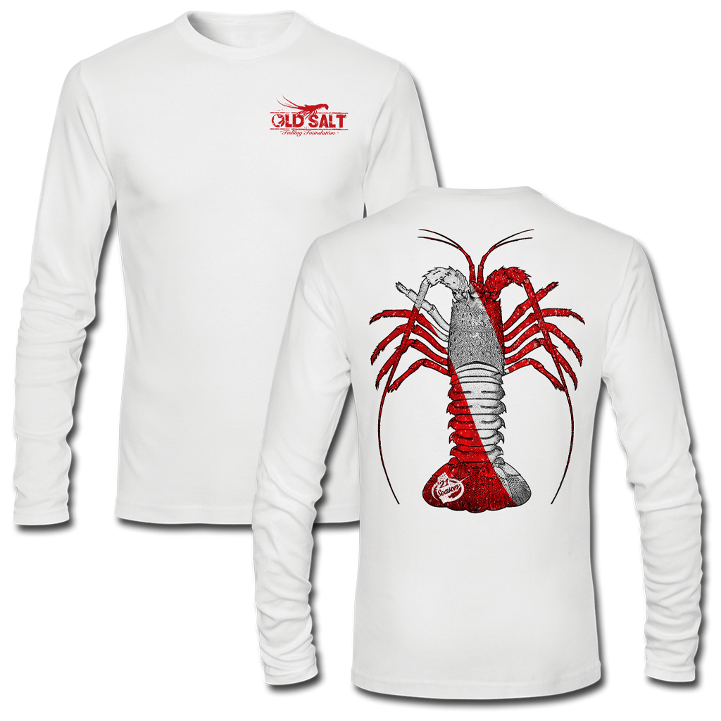 Salty Lobster Long Sleeve - Performance - T-Shirt