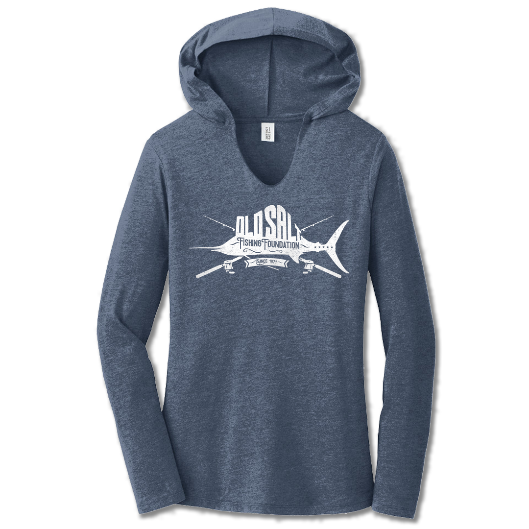 Ladies Vintage Sail Longsleeve Hoodie Tee