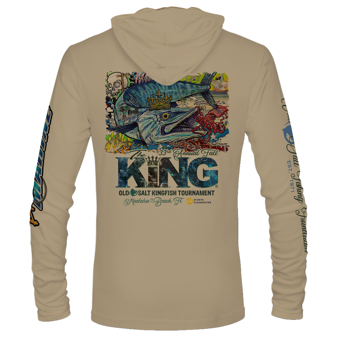 The KING-Fall 2026 - Long Sleeve Performance Hoodie - Tan