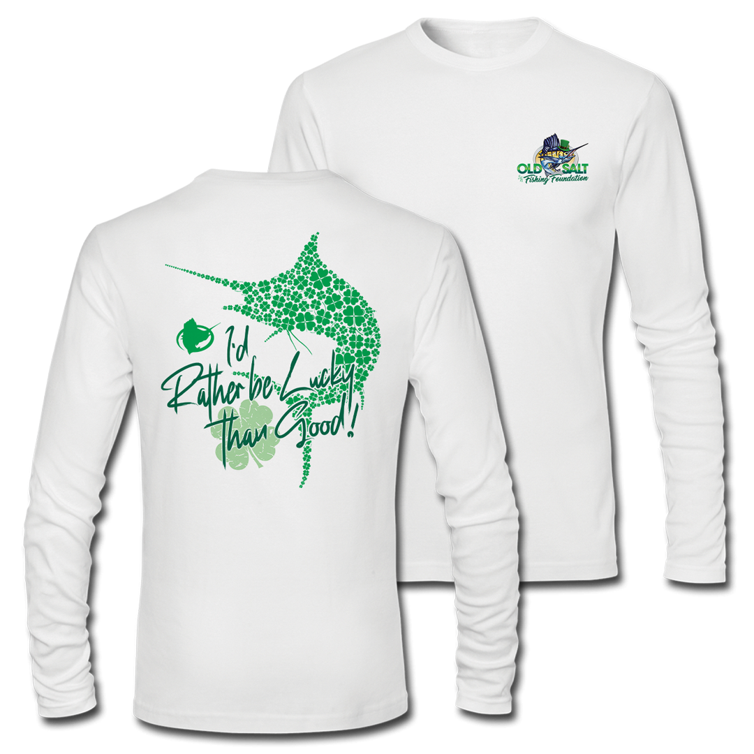 Rather Be Lucky - Marlin, Long Sleeve Performance Shirt