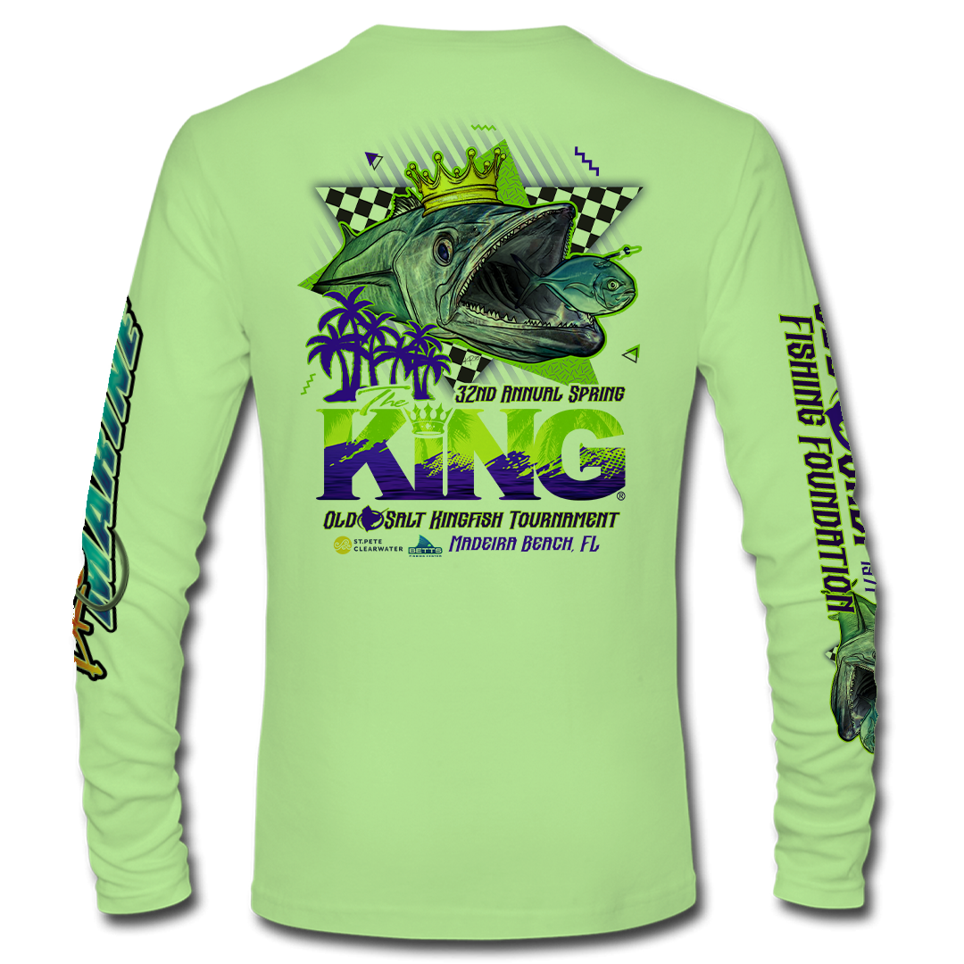 The KING - SPRING 2025 - Long Sleeve Performance Shirt - Lime