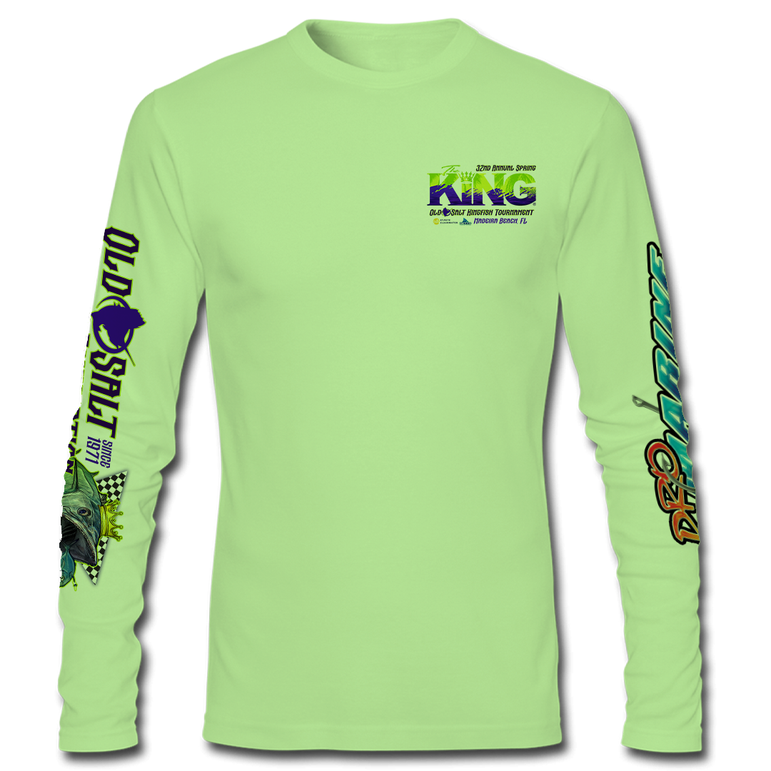 The KING - SPRING 2025 - Long Sleeve Performance Shirt - Lime