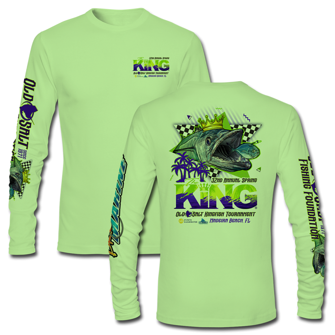 The KING - SPRING 2025 - Long Sleeve Performance Shirt - Lime