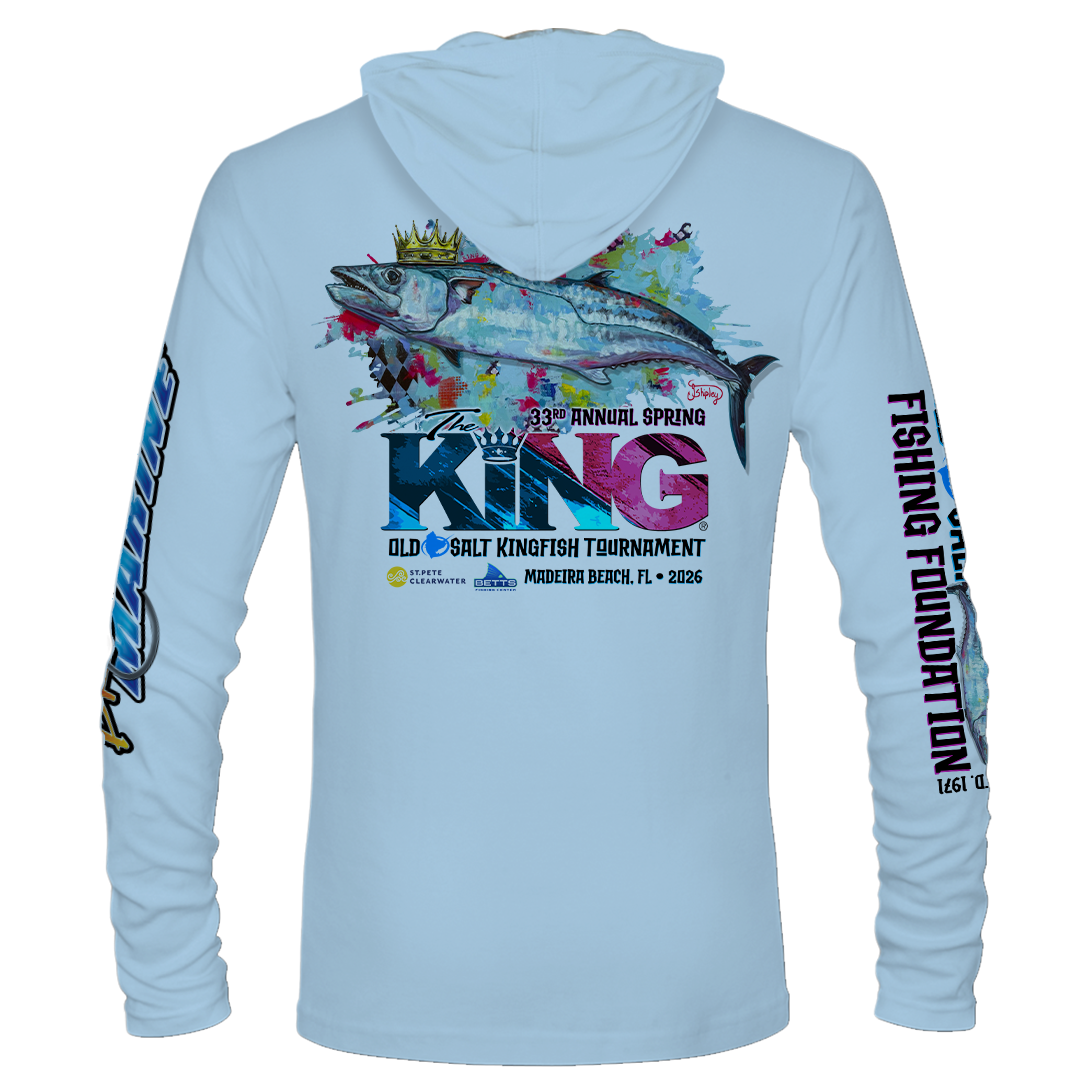 The KING - Spring 2026 - Long Sleeve Performance Hoodie - Blue