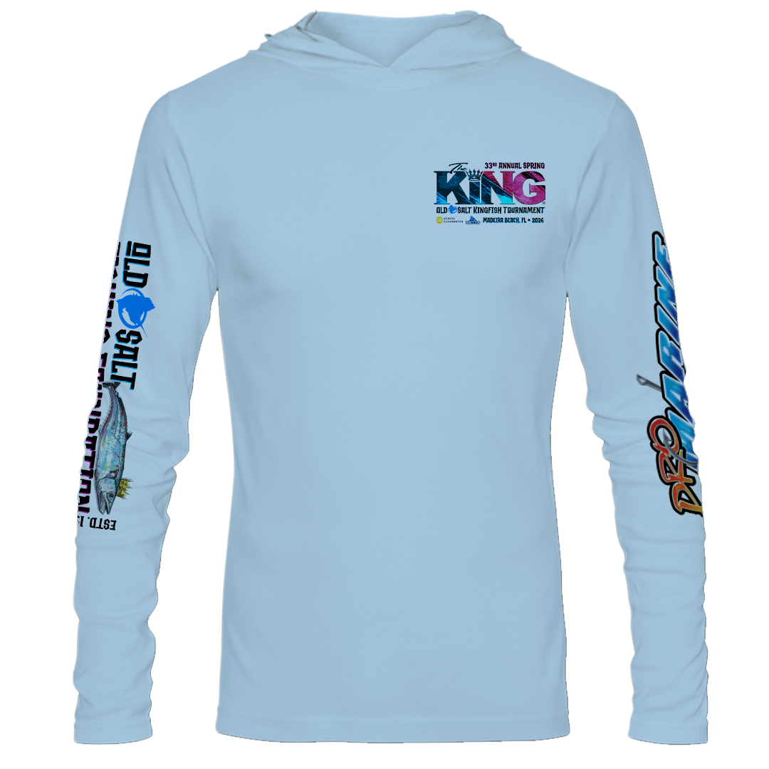The KING - Spring 2026 - Long Sleeve Performance Hoodie - Blue