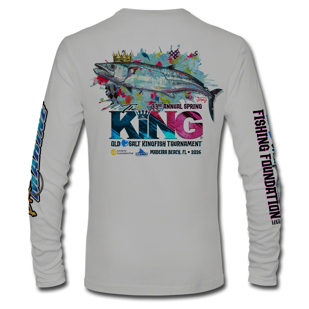 The KING - Spring 2026 - Long Sleeve Performance Shirt - Grey