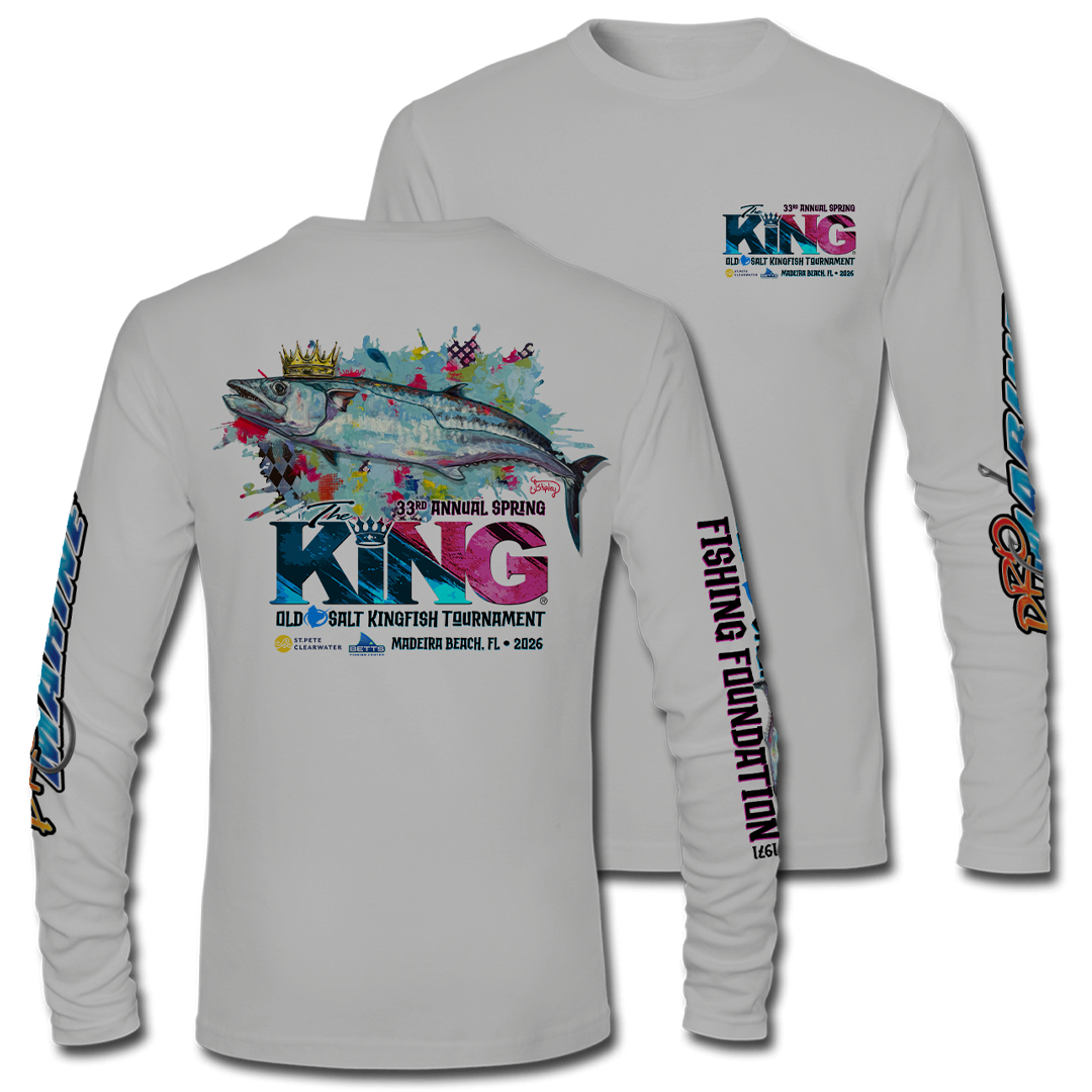 The KING - Spring 2026 - Long Sleeve Performance Shirt - Grey