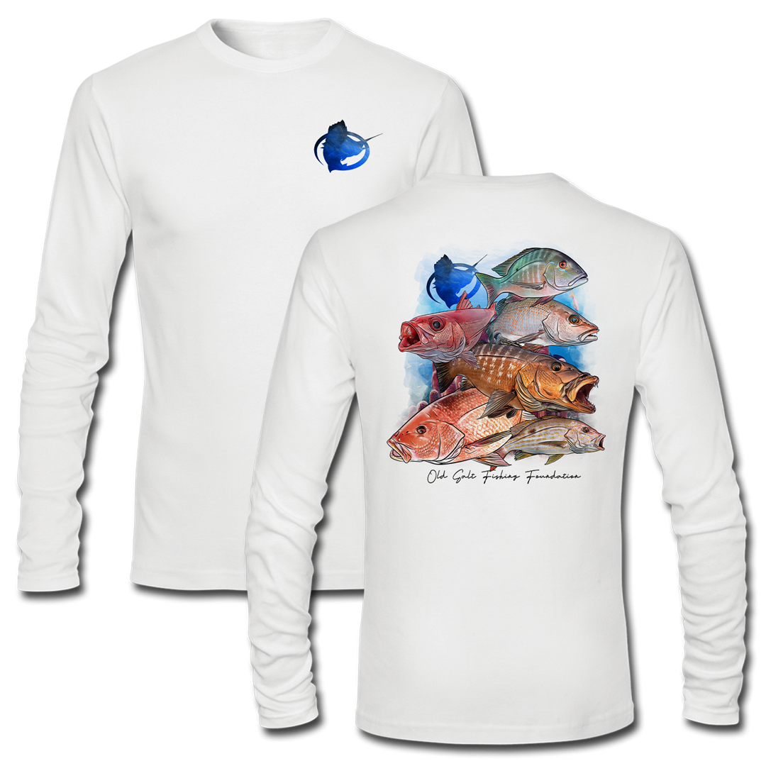 Snapper Frenzy Long Sleeve Performance Shirt