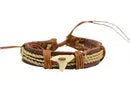 Leather Shark's Tooth Bracelet
