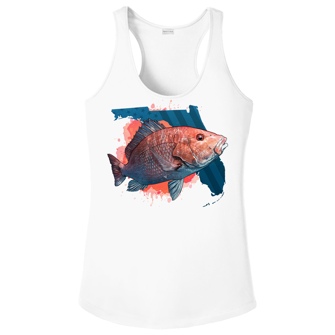 American Red Snapper - Ladies Tank Top