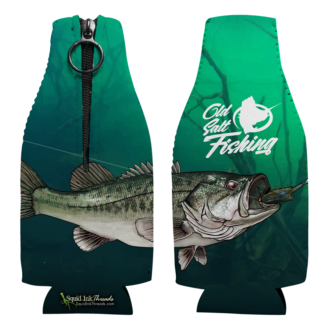 Bass Bottle Coozie