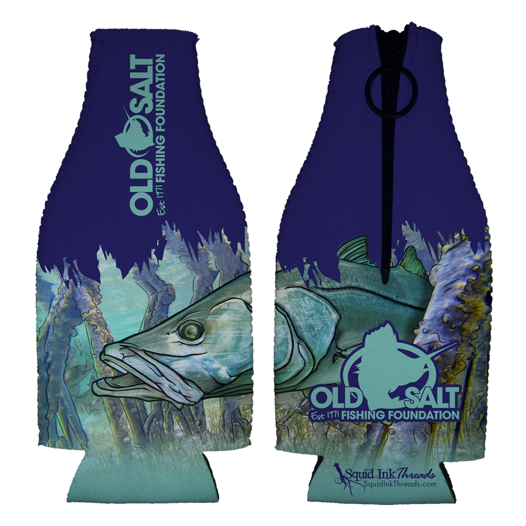 Mangrove Snookin' Bottle Koozie