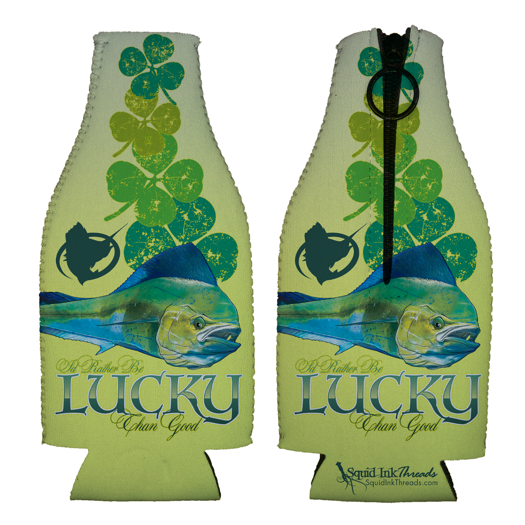 Lucky Mahi Bottle Koozie