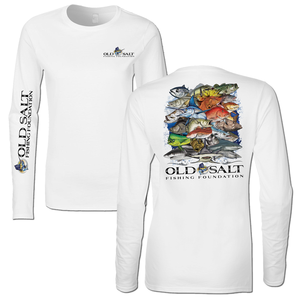 Ladies Fishing Frenzy Tee - Long Sleeve Performance