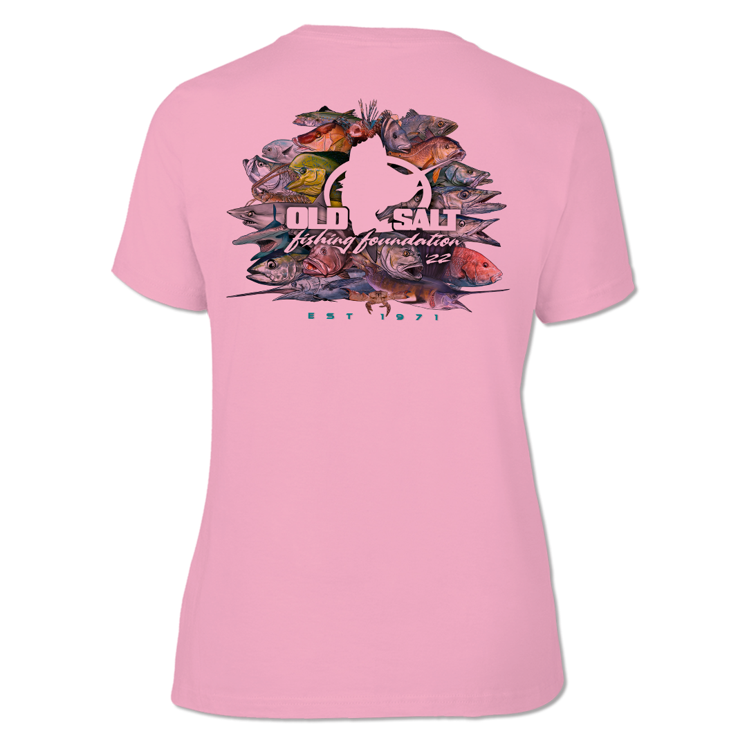 Fish Frenzy &#39;22 - Ladies Short Sleeve Performance Shirt