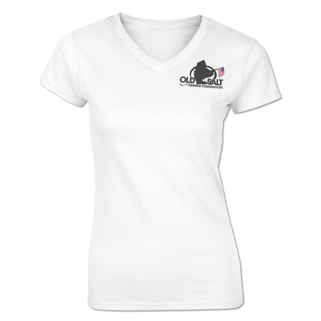 Premier Fishing Club - Ladies Short Sleeve V-Neck Shirt