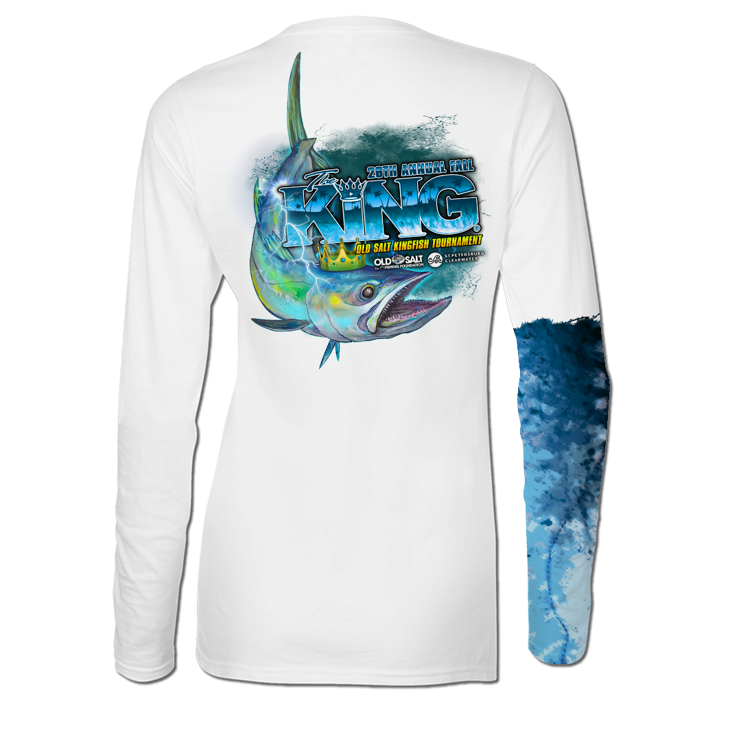The KING - Fall 2019 Ladies Performance - Long Sleeve - Fishing Tournament T-Shirt