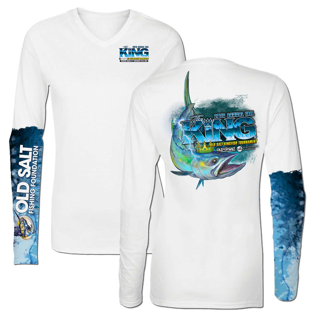The KING - Fall 2019 Ladies Performance - Long Sleeve - Fishing Tournament T-Shirt