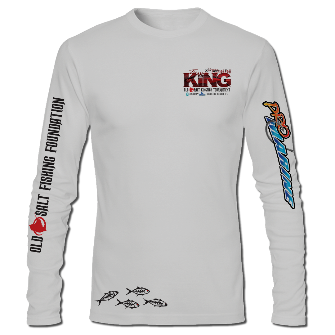 The King - Fall 2020 - Men&#39;s Long Sleeve Tournament Shirt - Performance - Grey