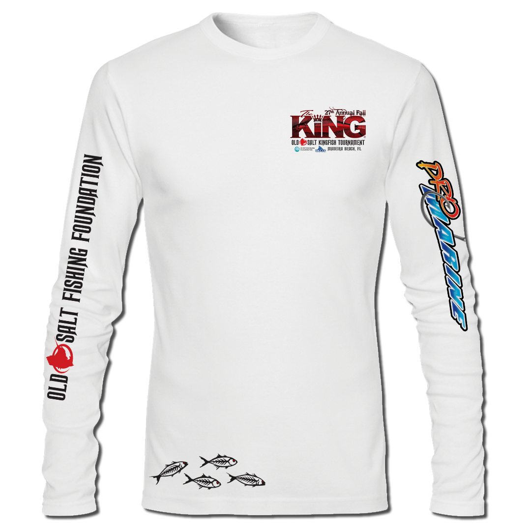 The King - Fall 2020 - Men&#39;s Long Sleeve Tournament Shirt - Performance - White