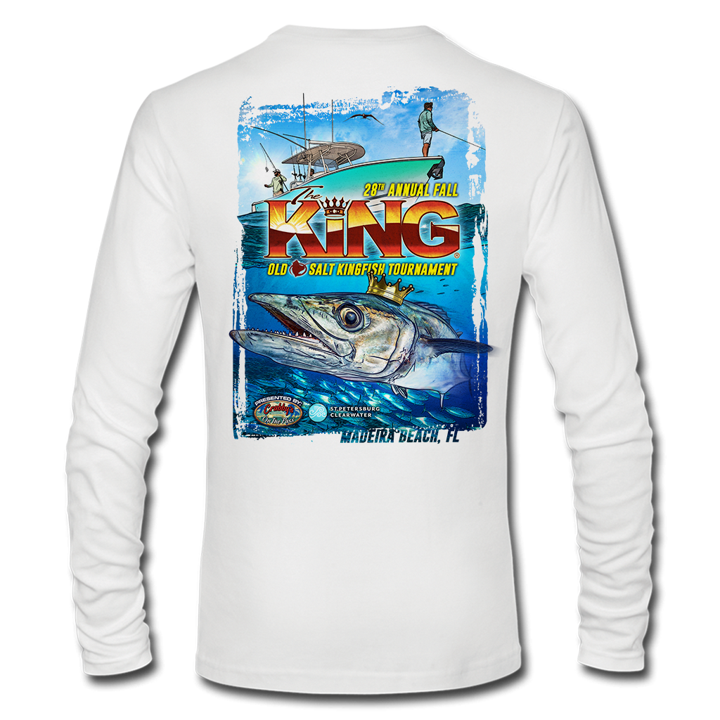 The KING - Fall 2021 - Men&#39;s Long Sleeve Performance Shirt - White