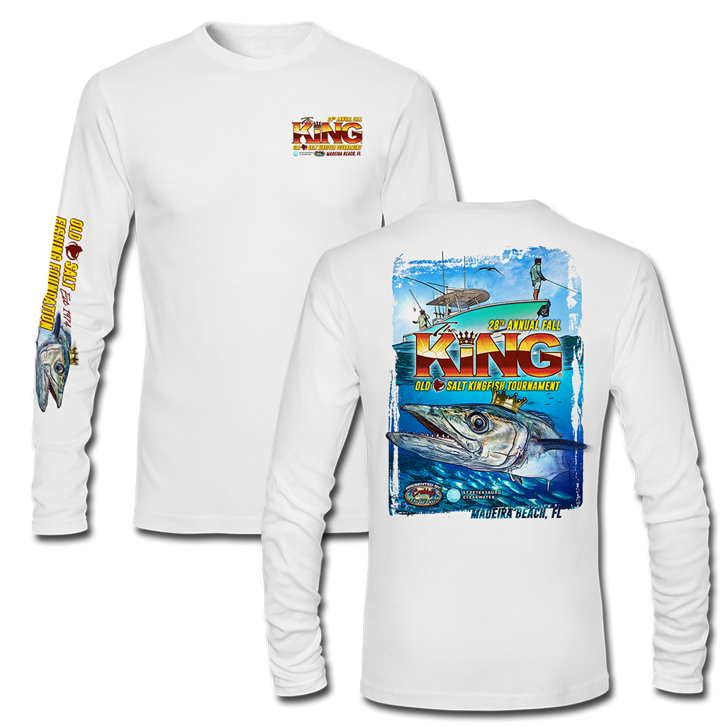 The KING - Fall 2021 - Men&#39;s Long Sleeve Performance Shirt - White