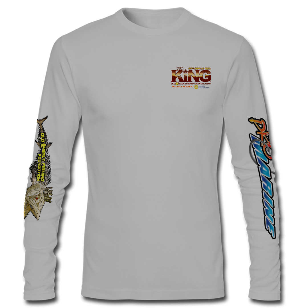 The KING - Fall 2022 - Men&#39;s Long Sleeve Performance Shirt - Grey