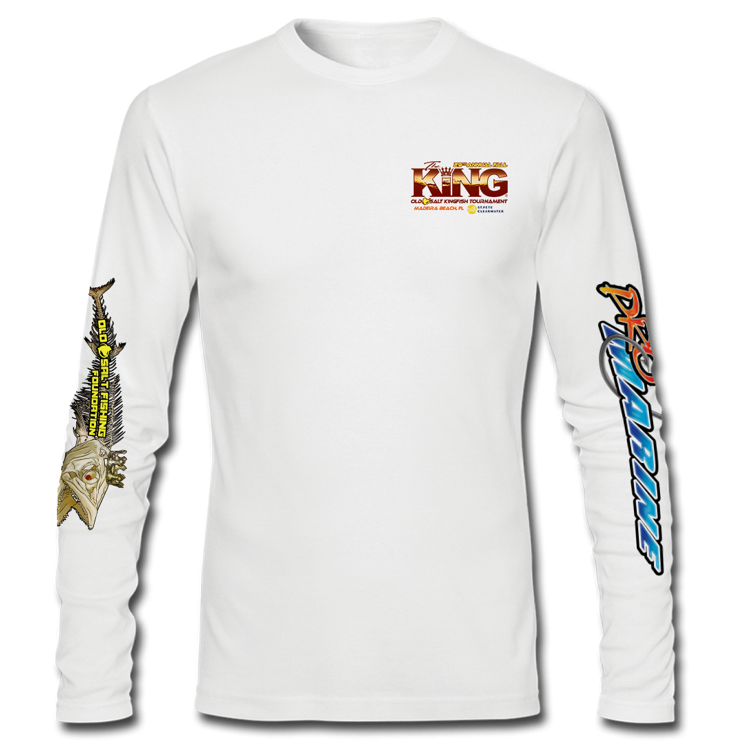 The KING - Fall 2022 - Men&#39;s Long Sleeve Performance Shirt - White