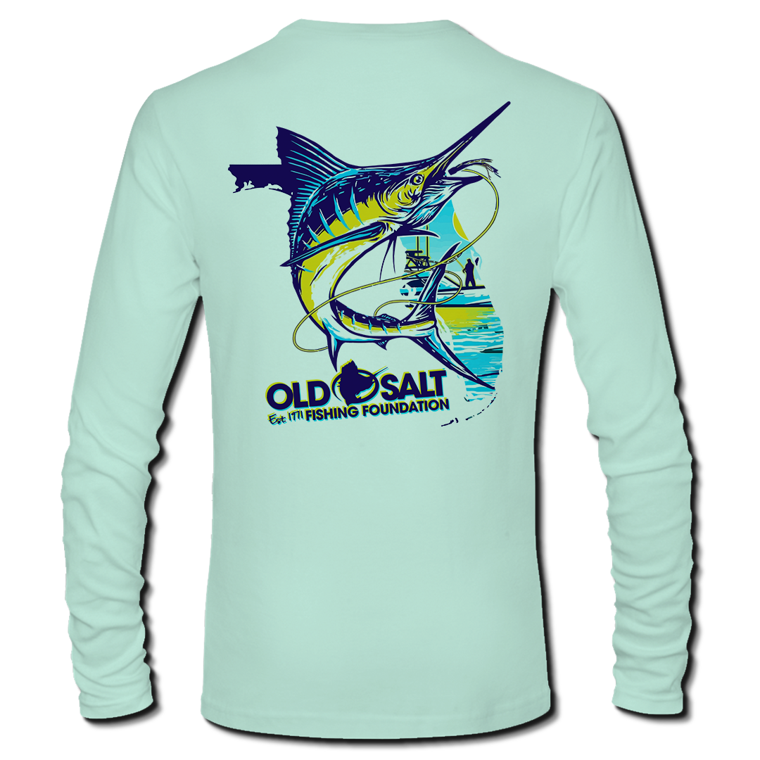 Florida Marlin Long Sleeve Performance Shirt