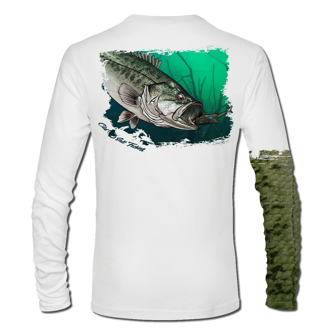 Large Mouth Bass Longsleeve Performance Shirt