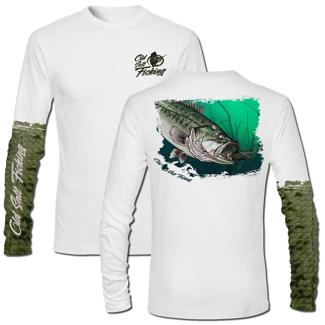 Large Mouth Bass Longsleeve Performance Shirt