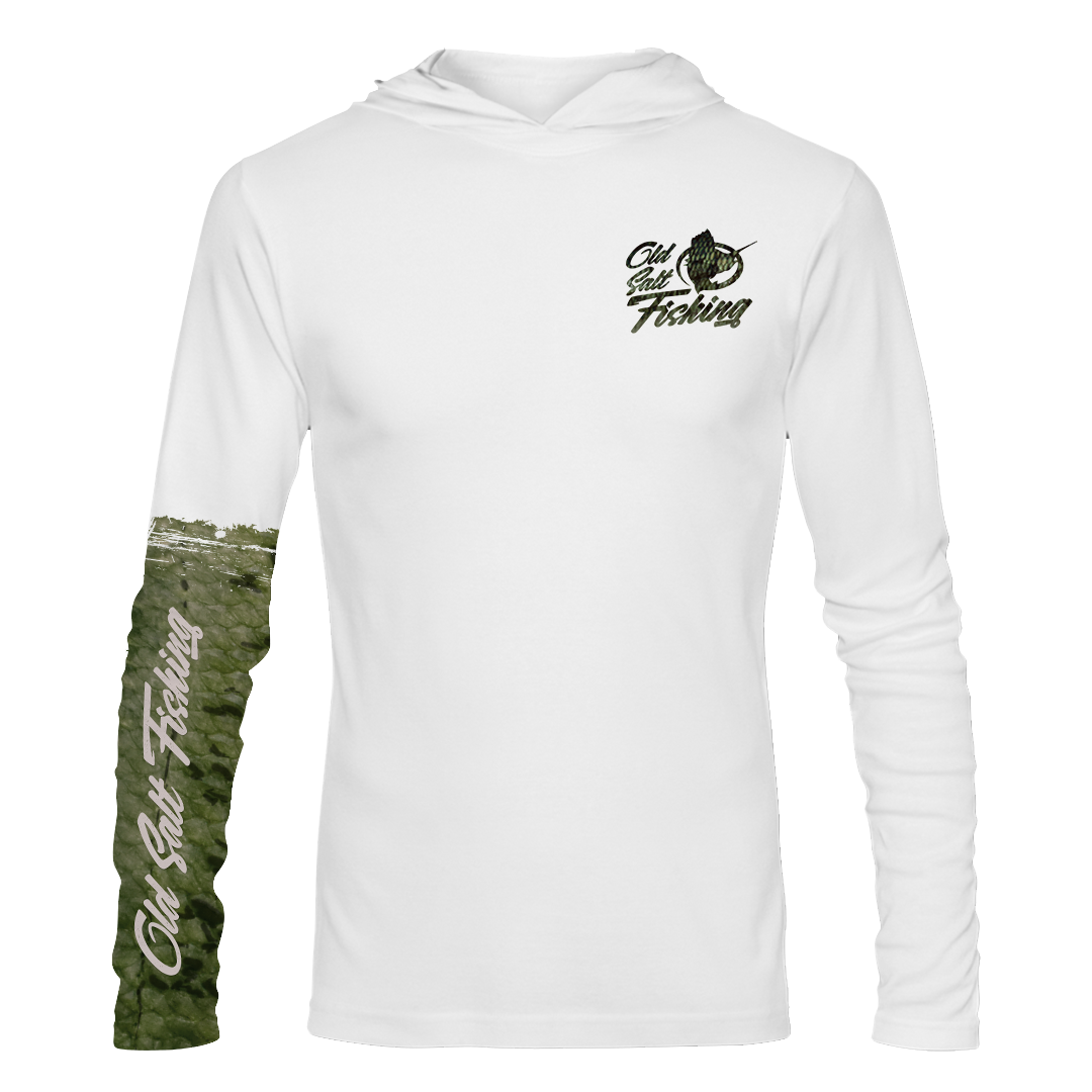 Large Mouth Bass Longsleeve Hooded Performance Shirt