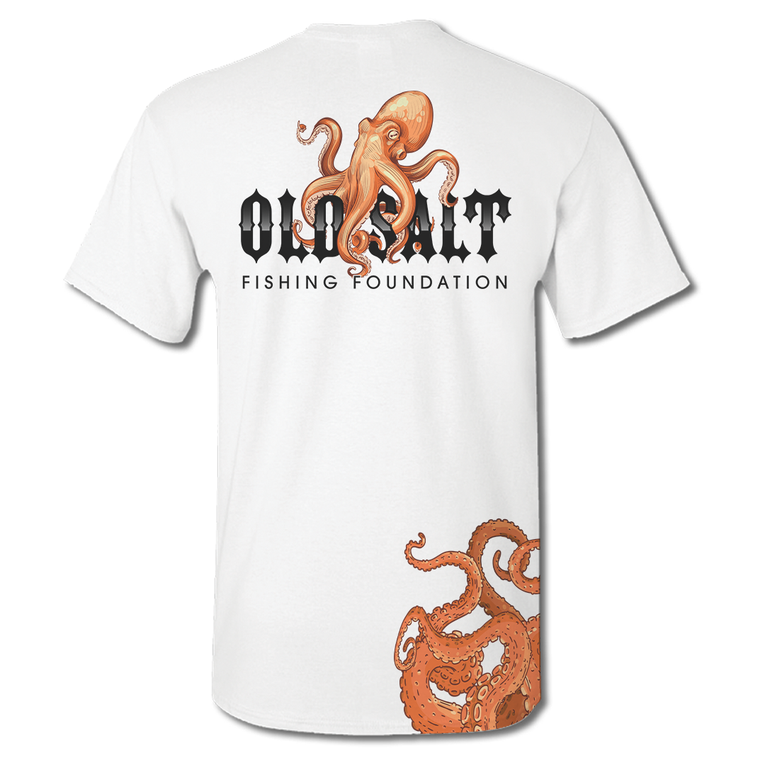 Tentacles - Short Sleeve Cotton Blend Fishing T-shirt