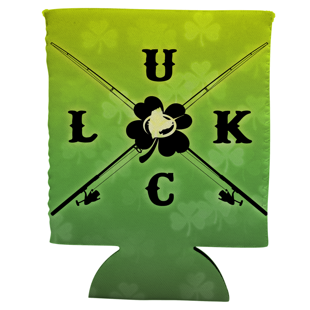 Lucky Rods Can Koozie