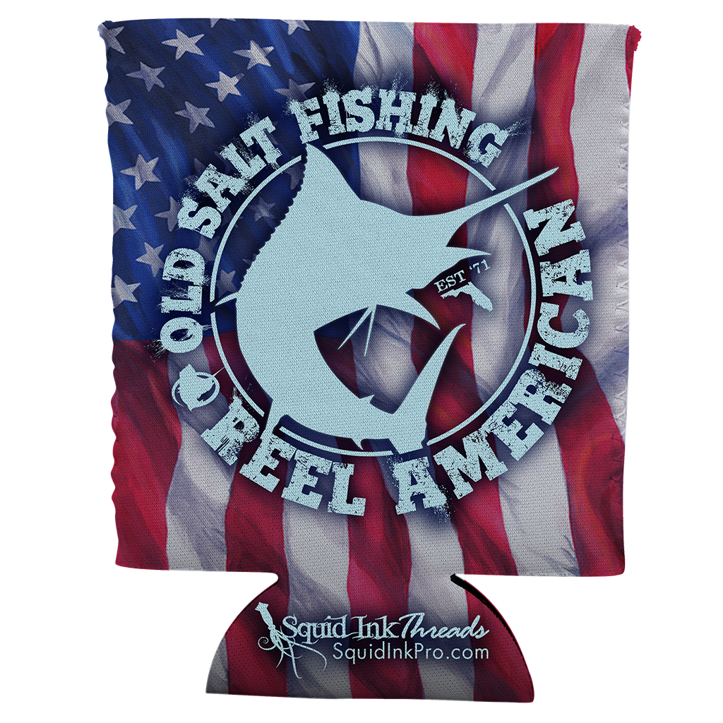 Reel Offshore American Can Koozie