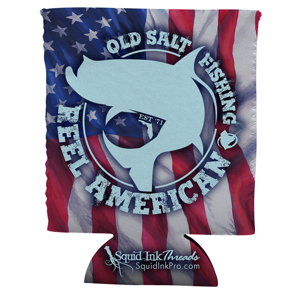Reel Inshore American Can Koozie