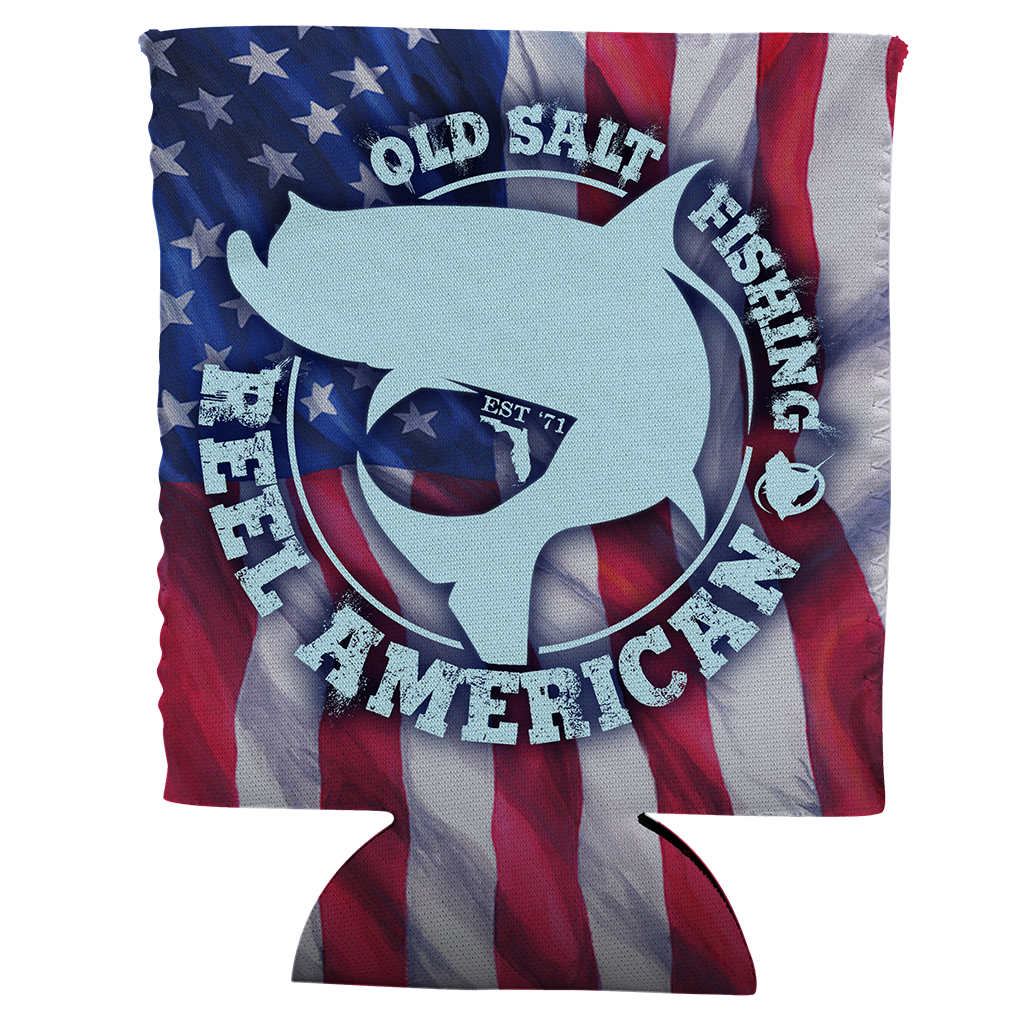 Reel Inshore American Can Koozie