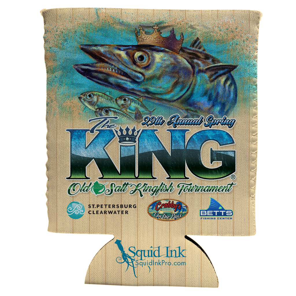 The KING - 2022 Spring - Tournament Can Coozie