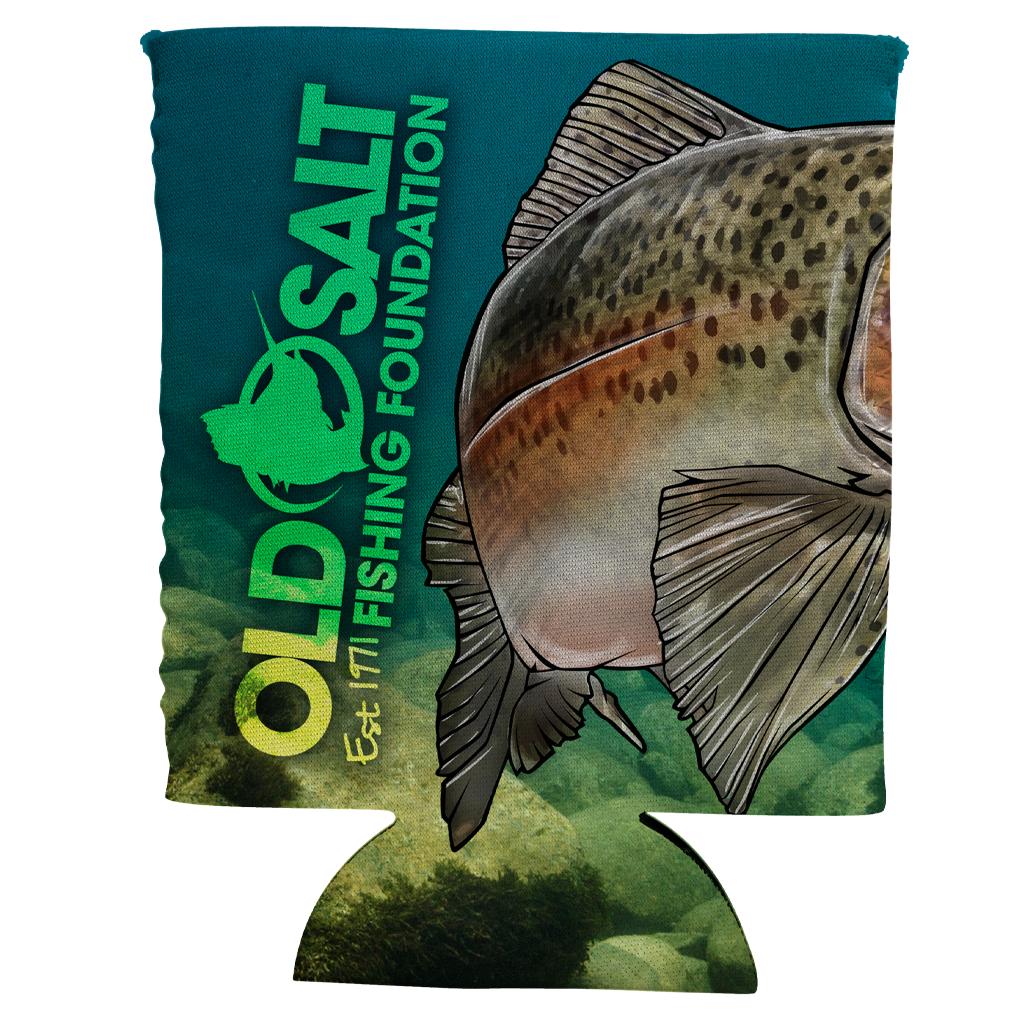 Steel Fishing Can Coozie