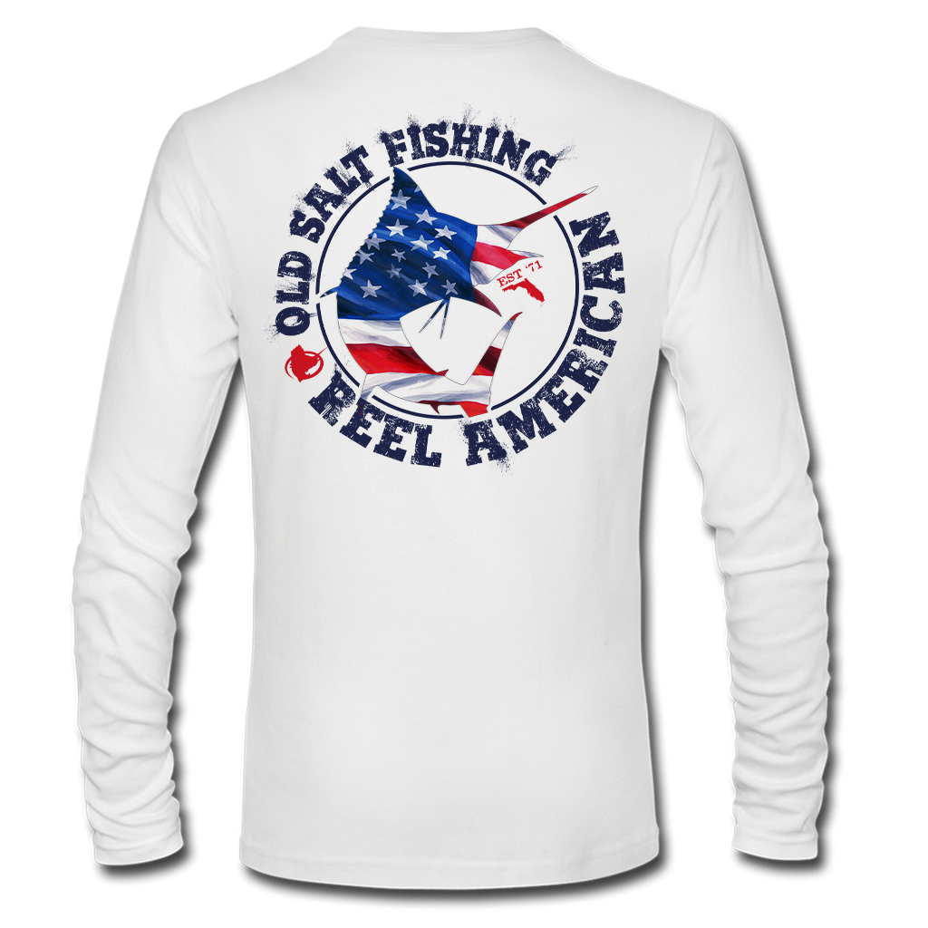 Reel Offshore American - Long Sleeve Performance Shirt