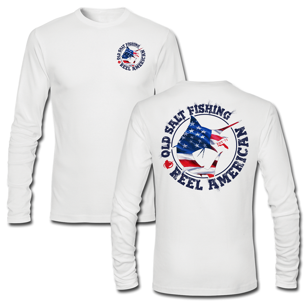 Reel Offshore American - Long Sleeve Performance Shirt