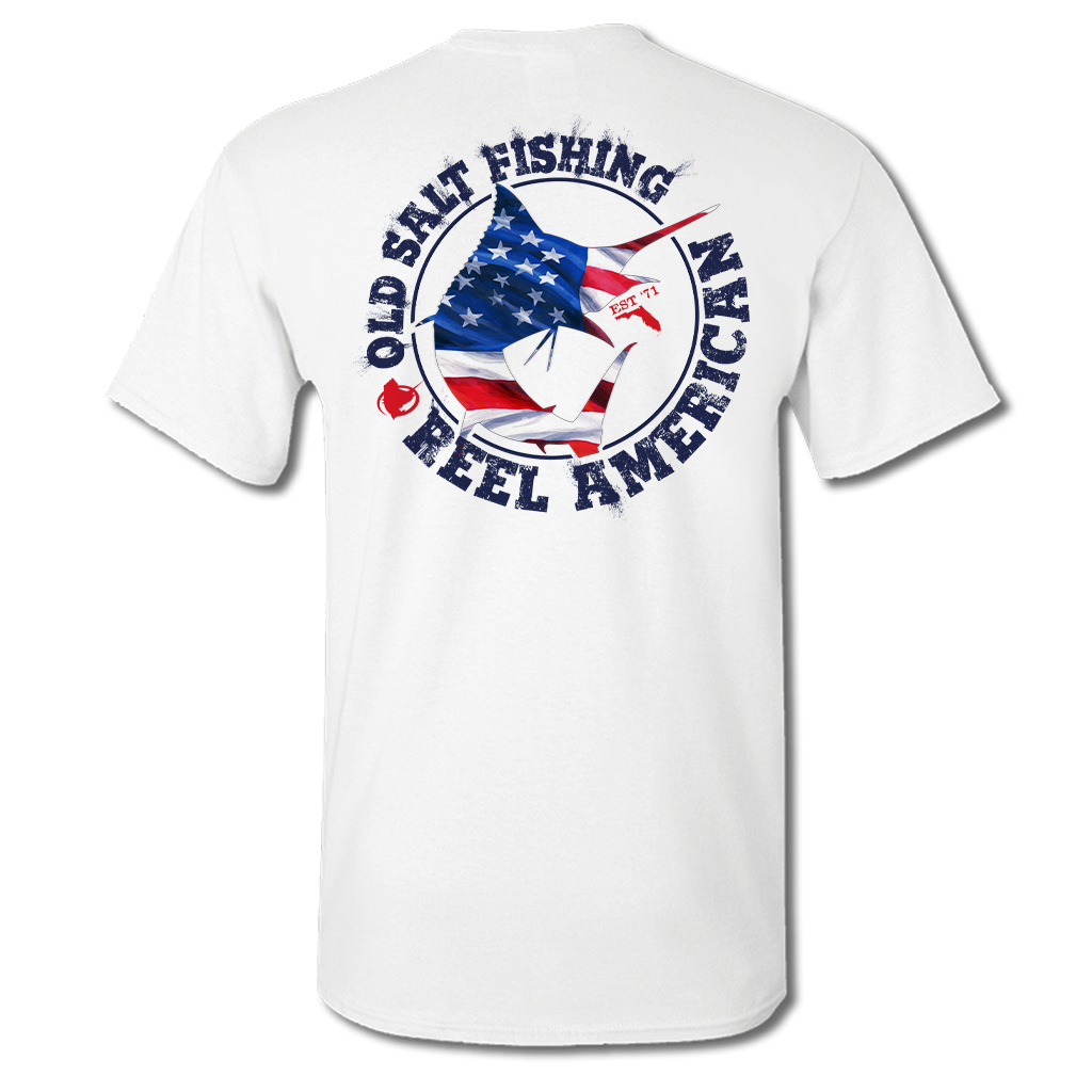 Reel Offshore American - Short Sleeve Performance Shirt