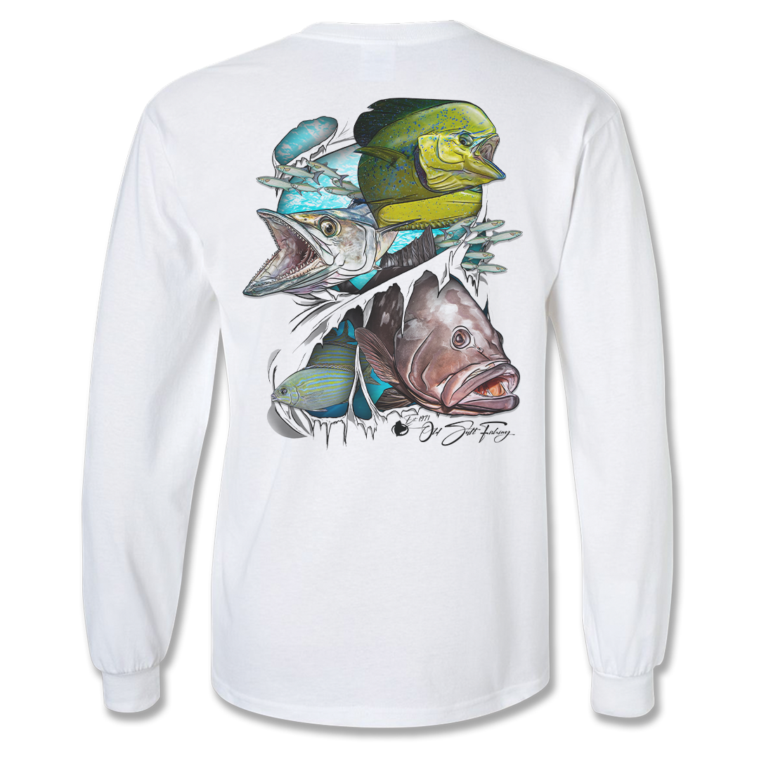 Reel Torn - Long Sleeve Shirt