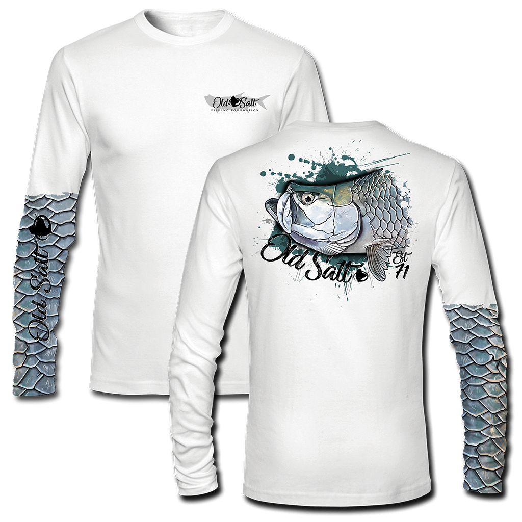 Youth Salty Tarpon Longsleeve Performance