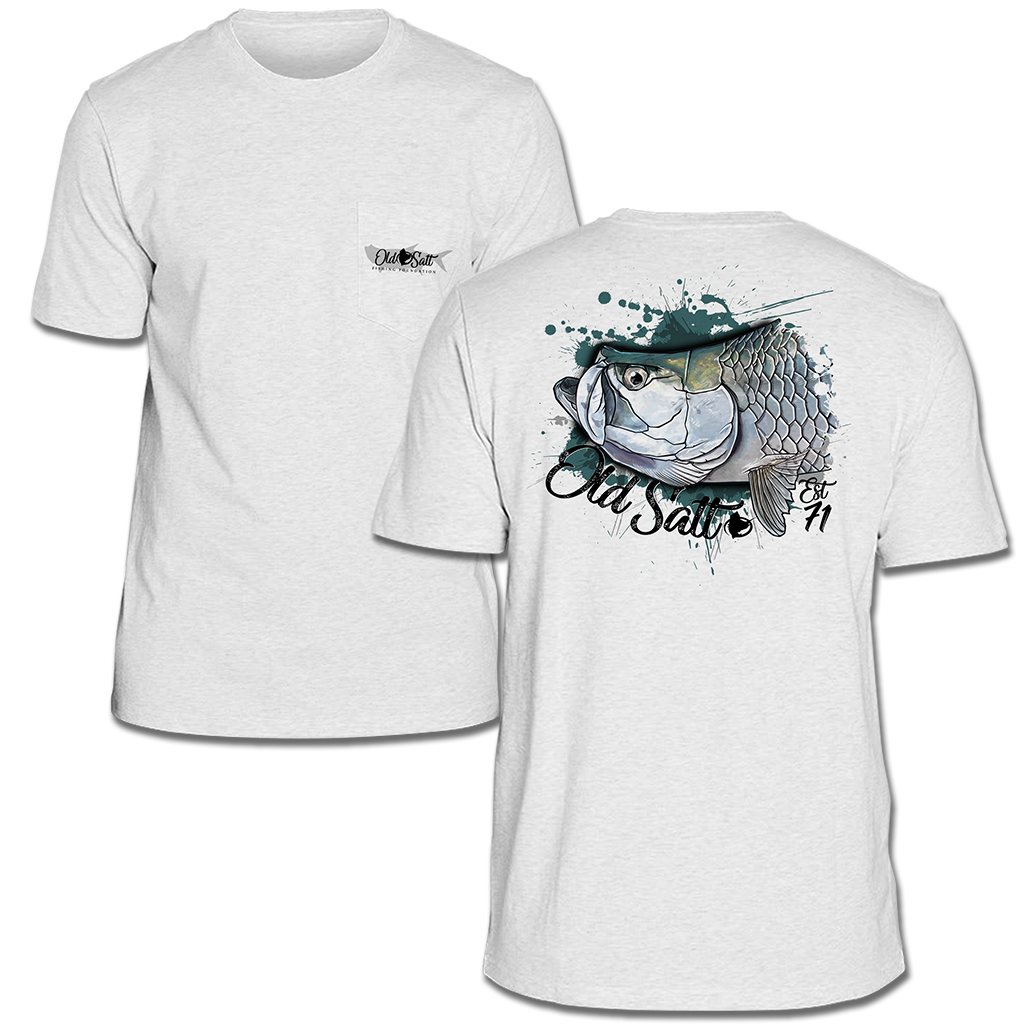 Salty Tarpon Short Sleeve Fishing T-Shirt