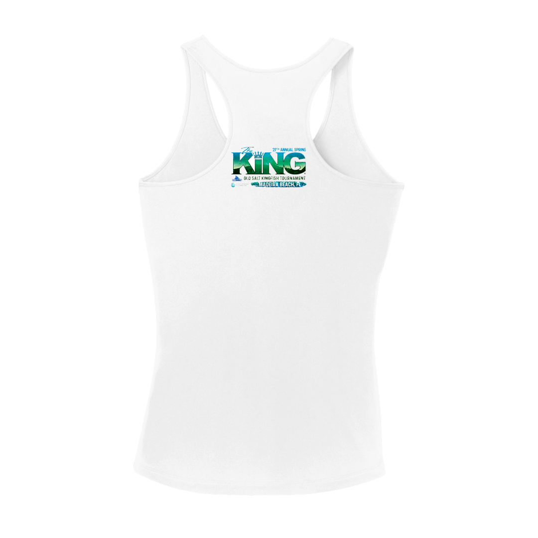 The KING - Spring 2020 Ladies Tank Top - Performance - Fishing Tournament T-Shirt