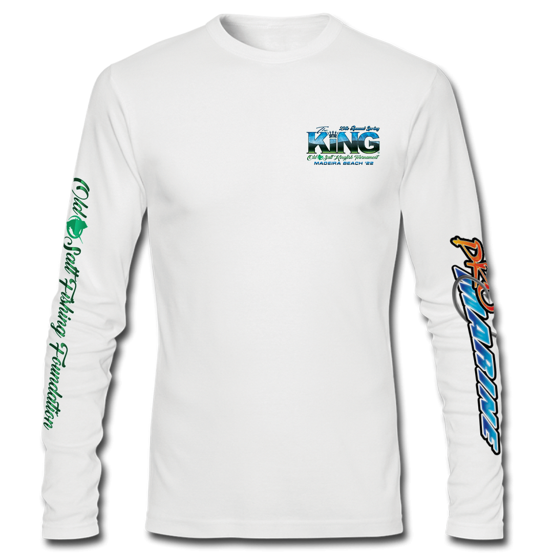 The KING - Spring 2022 - Men&#39;s Long Sleeve Performance Shirt - White