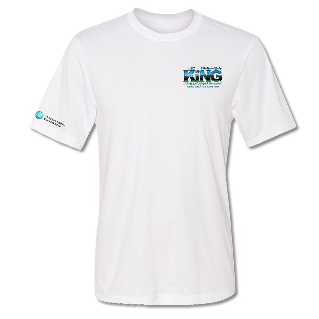 The KING - Spring 2022 - Men&#39;s Short Sleeve Performance Shirt - White