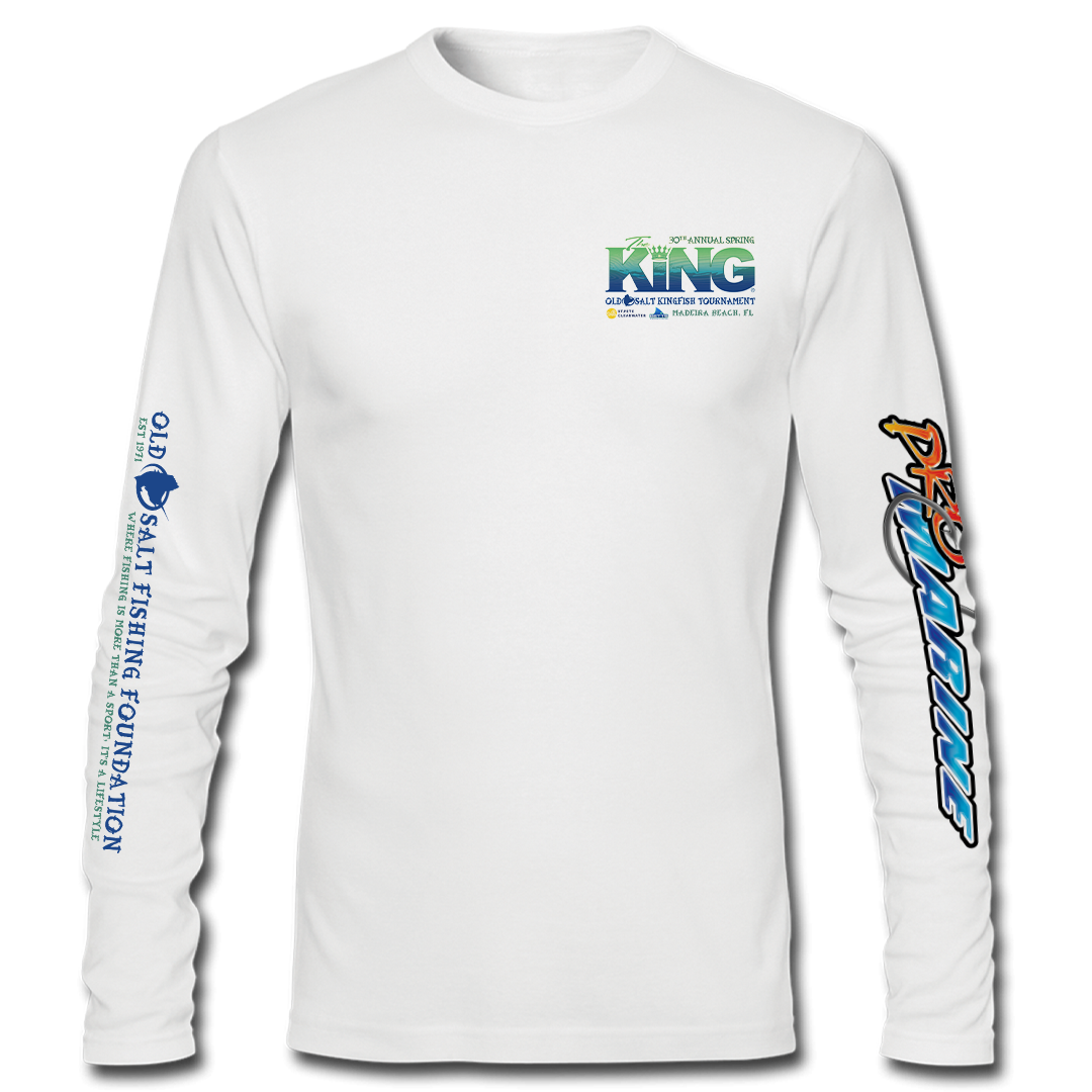 The KING - Spring 2023 - Men&#39;s Long Sleeve Performance Shirt - White