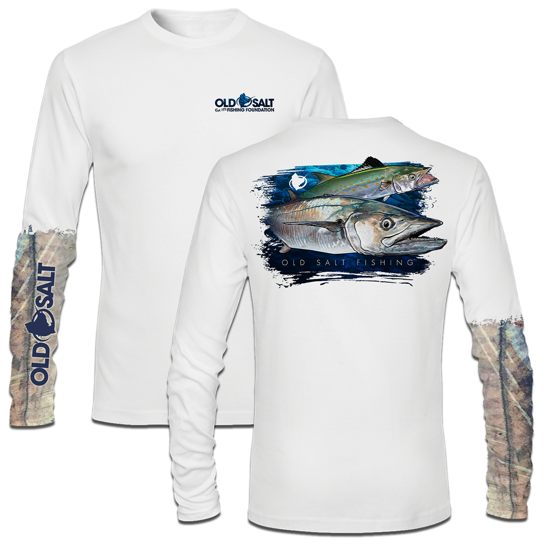 YOUTH Spanish-King Mackerel Longsleeve Performance shirt